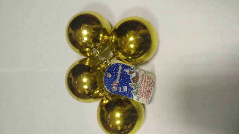 Новогоднее украшение Moranduzzo (Италия) из 3-х пластиковых шаров. (RS500044100)