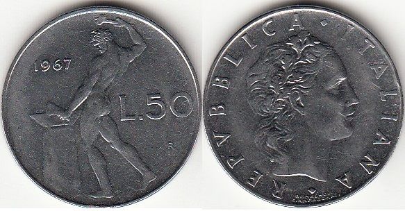 Журнал Монеты и банкноты №173-  50 лир (Италия), 1 сентаво (Аргентина) + лист для хранения монет