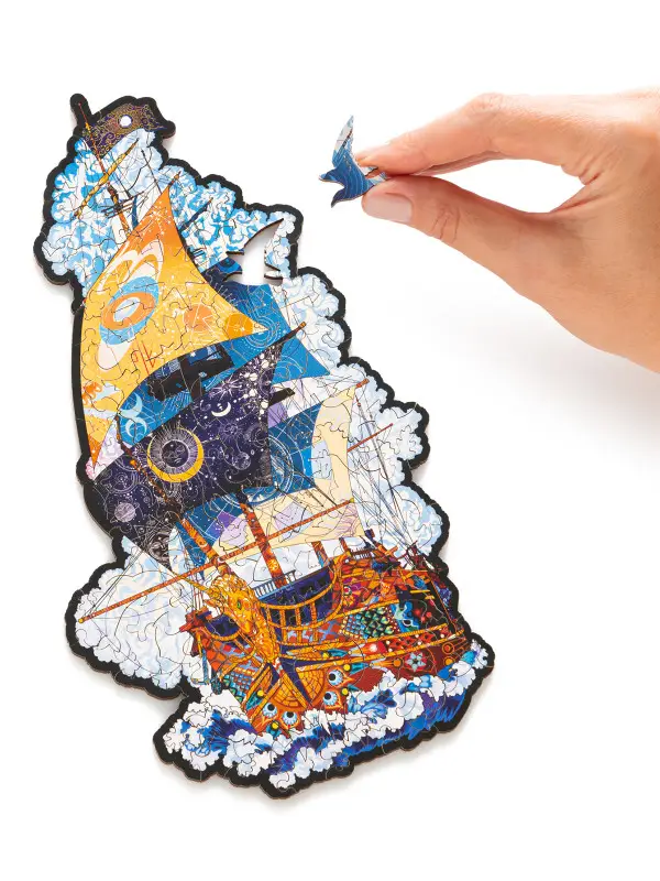 Деревянный Пазл Корабль L (165 дет.)