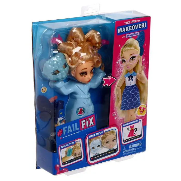 ФейлФикс Игровой набор кукла 2в1 Преппипош с акс.TM FAILFIX