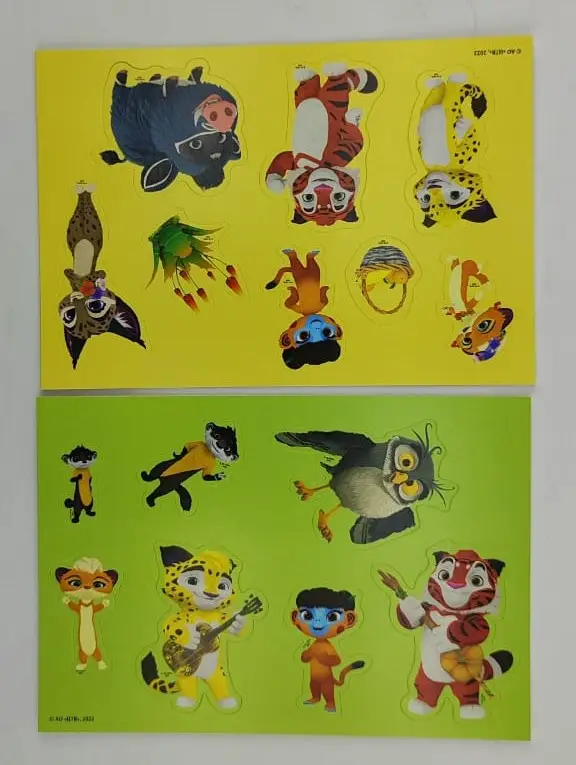 Игра настольная. Развивающий набор «Липучки». Лео и Тиг. Лесное братство