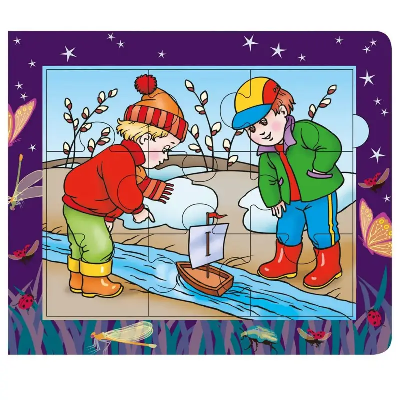 Книга-пазл. Что рассказал весенний ручеек? Апрель