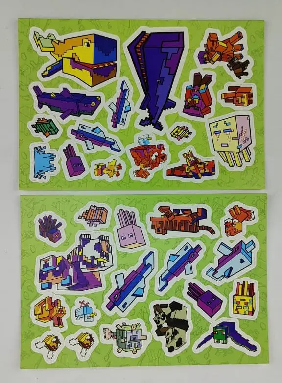 Игра настольная. Развивающий набор «Липучки». В стиле Minecraft. Далекое путешествие