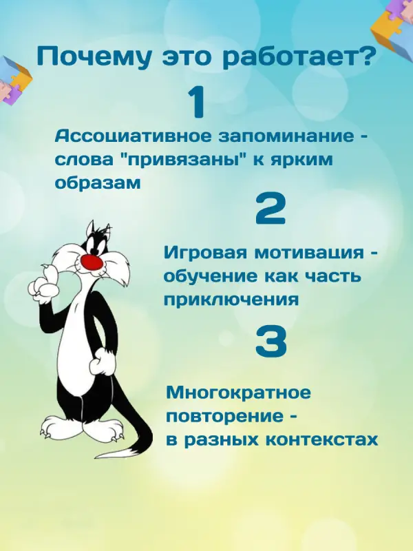 W0652 Набор Учу английский с мультяшками