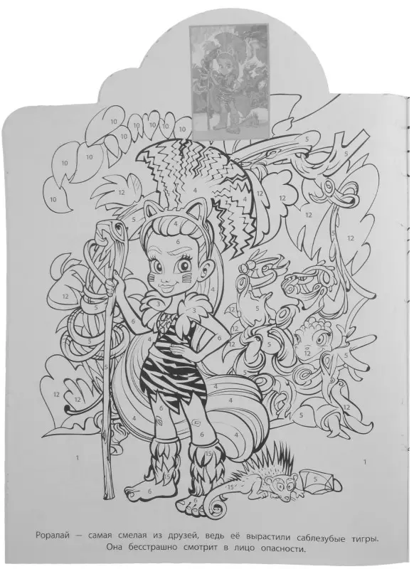 Уценка. Cave Club. N НРПН 2106. Наклей и раскрась по номерам