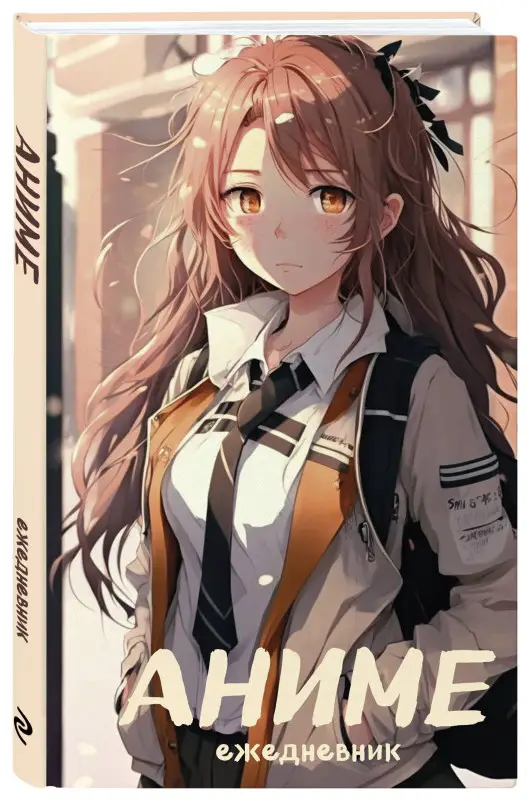 Аниме. Ежедневник недатированный (А5, 72 л., контентный блок, бежевая обложка)