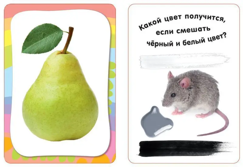 Уценка. Изучаем цвета (Развивающие карточки 3+)
