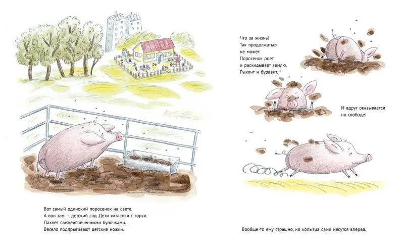 В детском саду – поросенок!