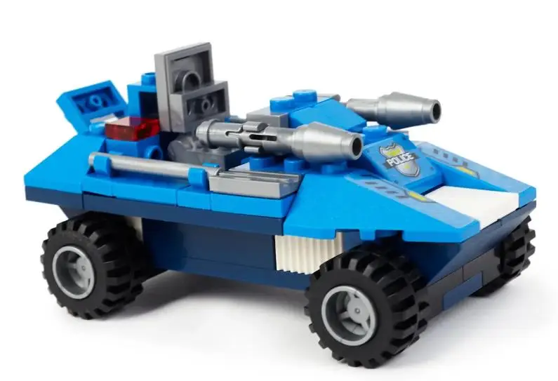 Вайс Блок. Конструктор полицейская бронемашина 8-в-1. TM Wise Block