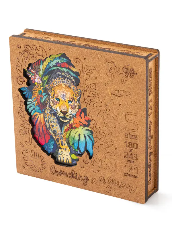 Деревянный Пазл Ягуар S (131 дет.)