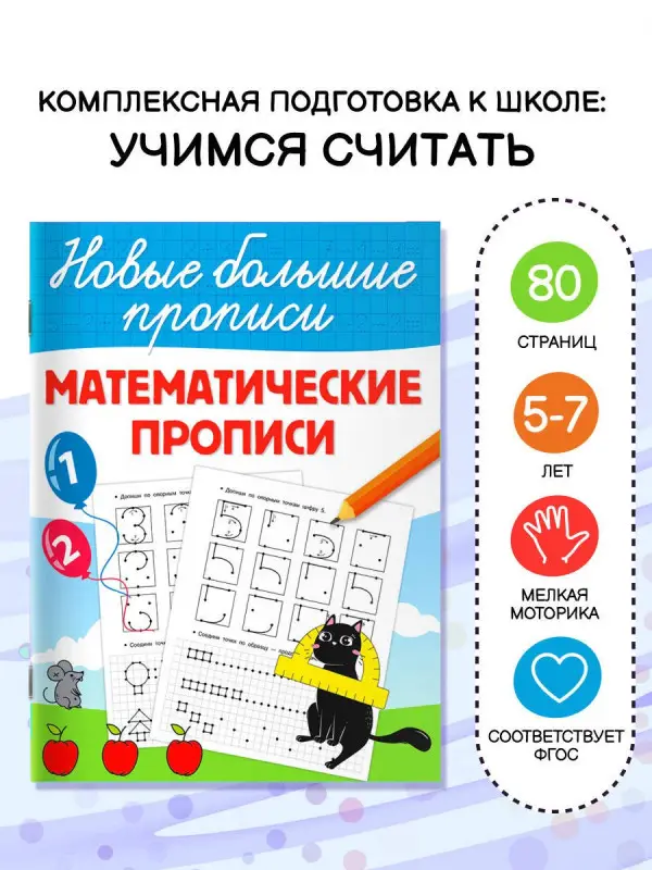 Дмитриева Валентина Геннадьевна: Математические прописи