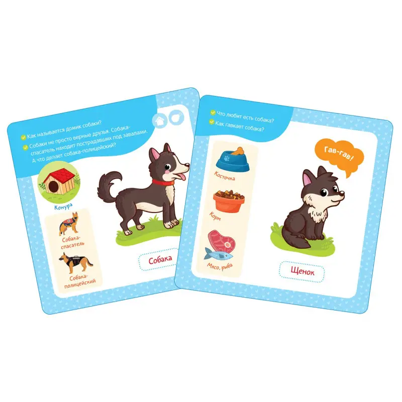 Многоразовые водные карточки-раскраски. Мамы и малыши