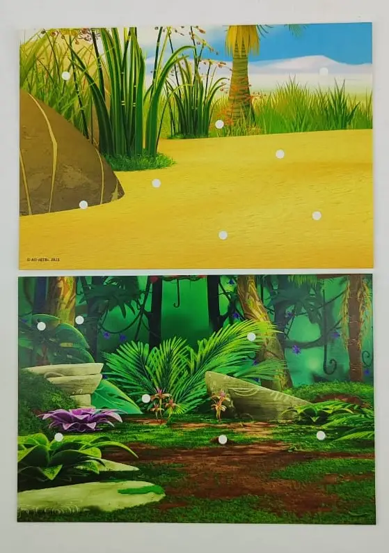 Игра настольная. Развивающий набор «Липучки». Лео и Тиг. Лесное братство