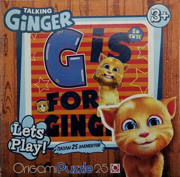 Talking Ginger. Пазл 25 элементов.00994