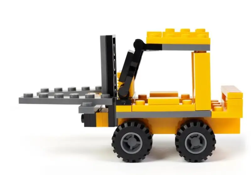 Вайс Блок. Конструктор погрузчик строительный 8-в-1. TM Wise Block