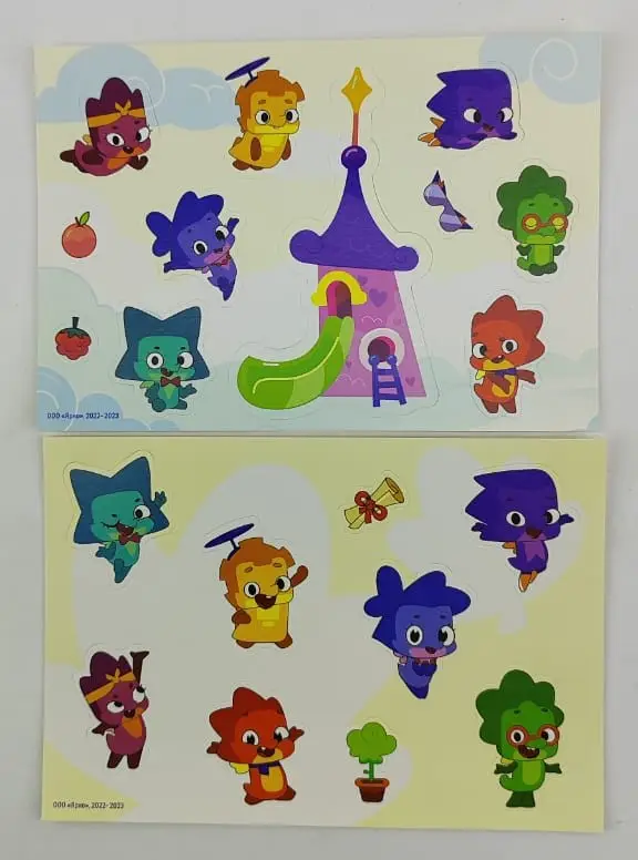 Игра настольная. Развивающий набор «Липучки». Дракошия. Высоко в облаках