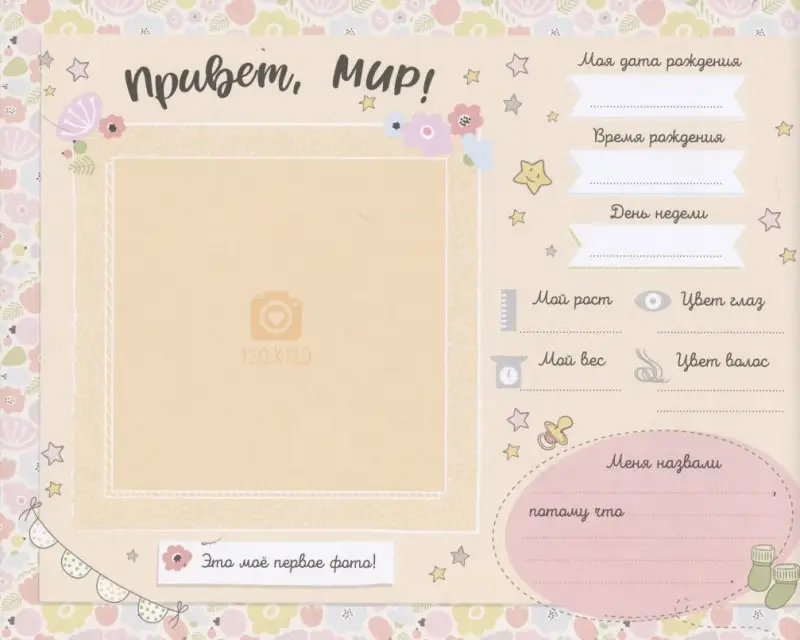 Соломкина А.К.: Фотоальбом на память "Наш малыш. Первый год"