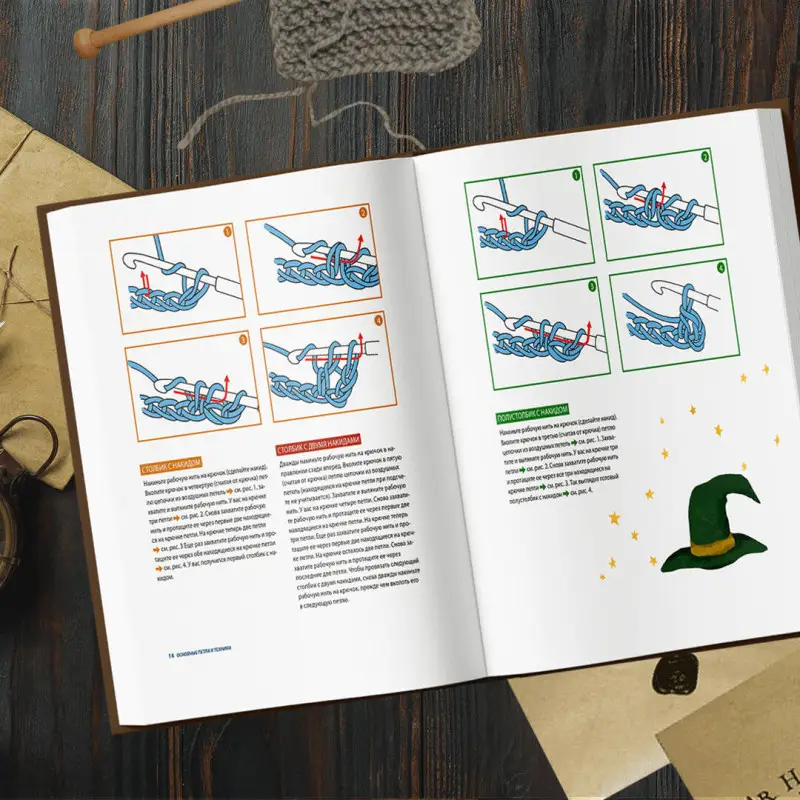 Жаклин Аннеке. Школа вязания для поттероманов. Неофициальная книга амигуруми по мотивам вселенной Гарри Поттера