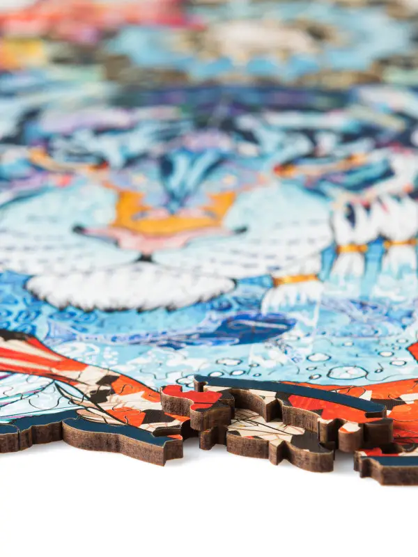 Деревянный Пазл Водяной Тигр L (235 дет.)