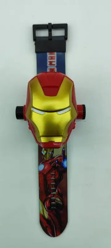 Часы-проектор наручные. Железный человек