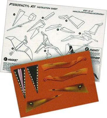 Набор для творчества "Птеродактель" (130956), шт.  Клей, кисточка и краски в комплект не входят!