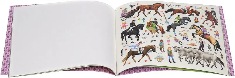 Альбом с наклейками. Create your Happy Horses (044079/004079)