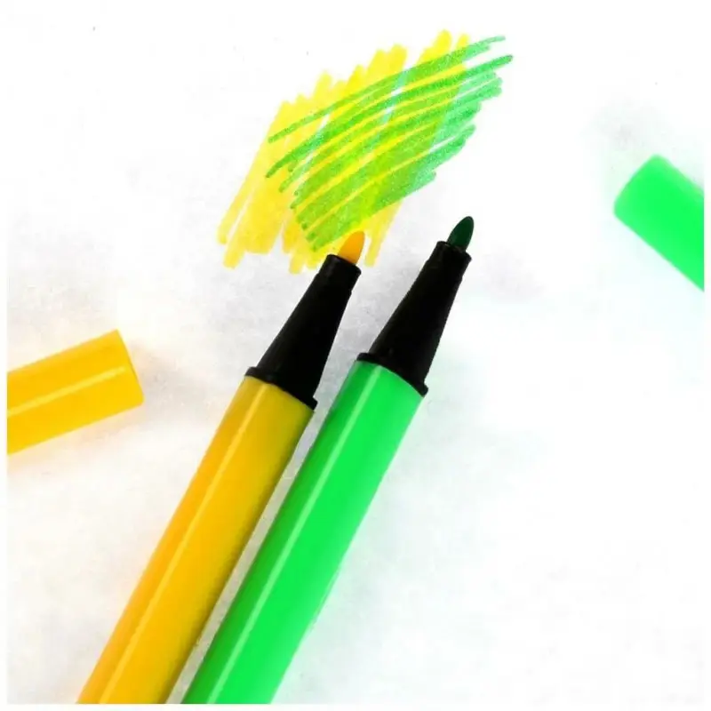 Фломастеры Буба, 24 цвета, круглые (26715 прозрачная упаковка)