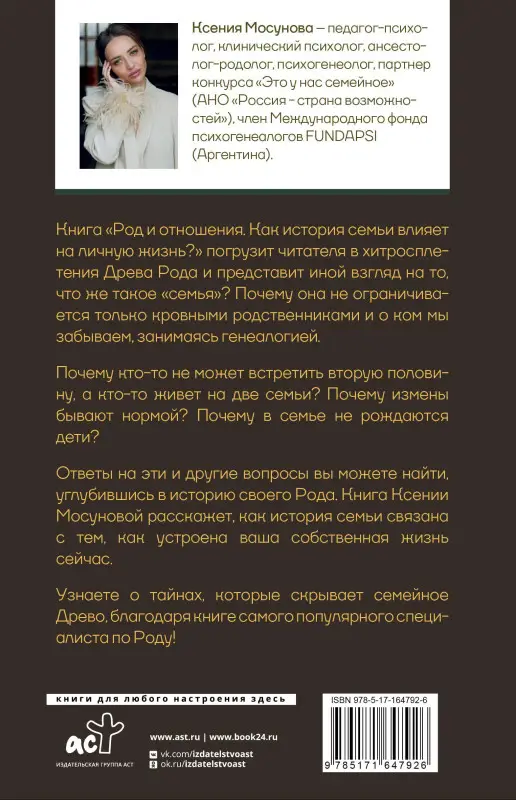 Мосунова Ксения Александровна: Род и отношения. Как история семьи влияет на личную жизнь?