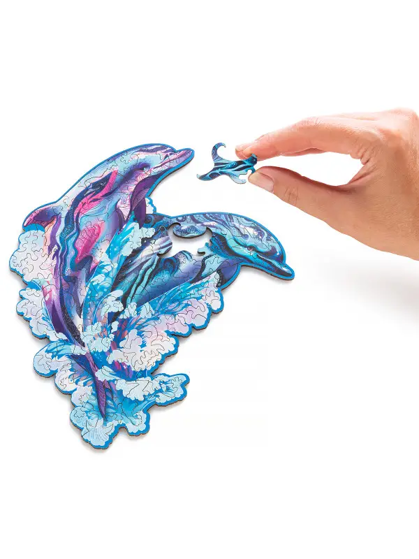 Деревянный Пазл Дельфины S (50 дет.)