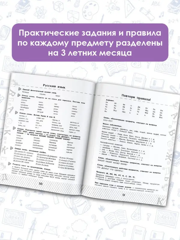Уценка. Узорова Ольга Васильевна, Нефедова Елена Алексеевна: Летние задания по математике и русскому языку для повторения и закрепления учебного материала. 1 класс