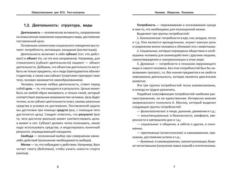 Уценка. Елена Домашек: Обществознание для ЕГЭ. Тест-контроль