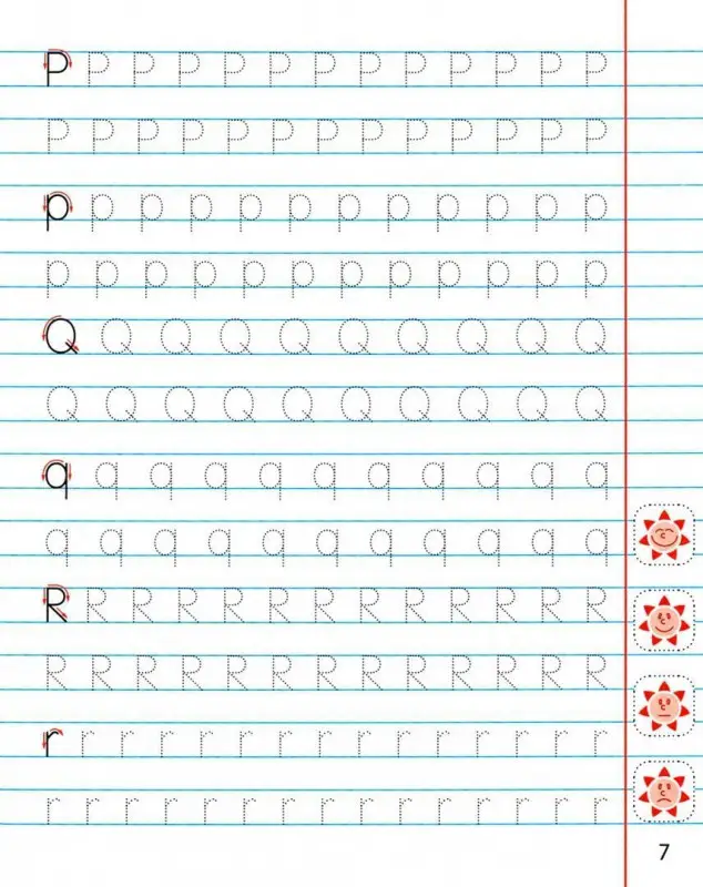 Английский язык. Пишем правильно печатные буквы. Мини-тренажер