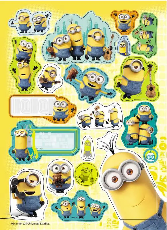 Уценка. Коллекция наклеек. Миньоны
