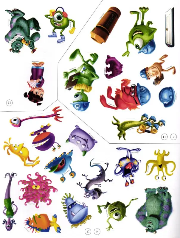 Корпорация монстров. Внимание! Всем бояться! Развивающая книжка с наклейками