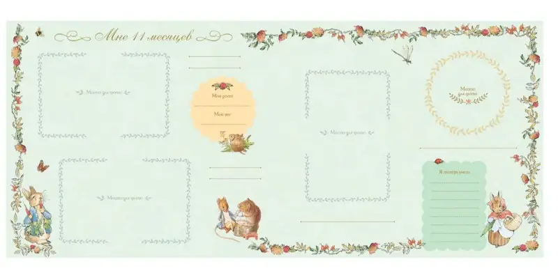 Мой первый год. Альбом для фото и записей