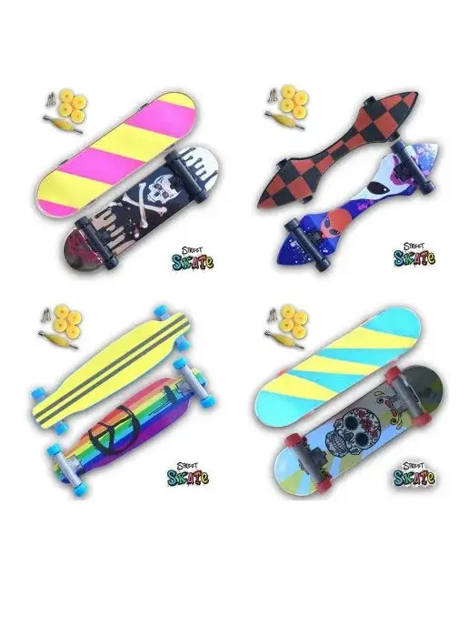 Игрушка Фингерборд  Уличный скейт 1шт в ассортименте, без выбора игрушки