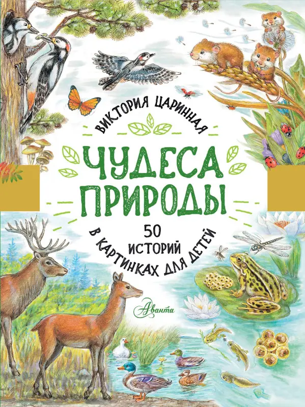 Уценка. Царинная Виктория Анатольевна: Чудеса природы. 50 историй в картинках для детей