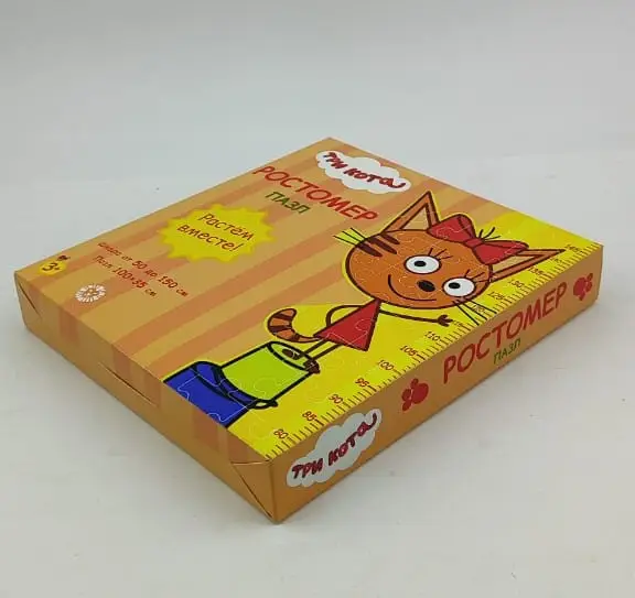 Игровой набор «Пазл-ростомер». Три кота. Карамелька