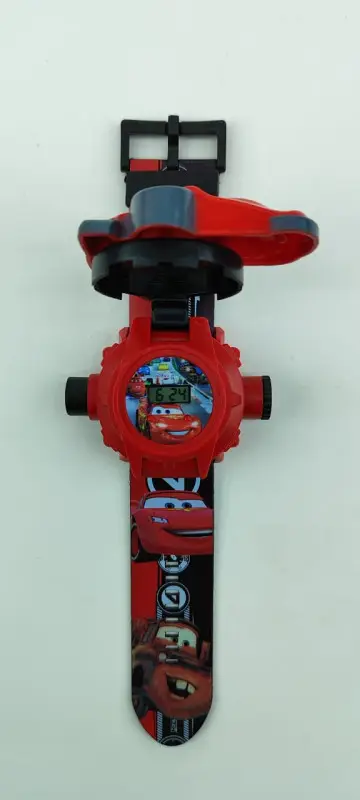 Часы-проектор наручные. Тачки 3