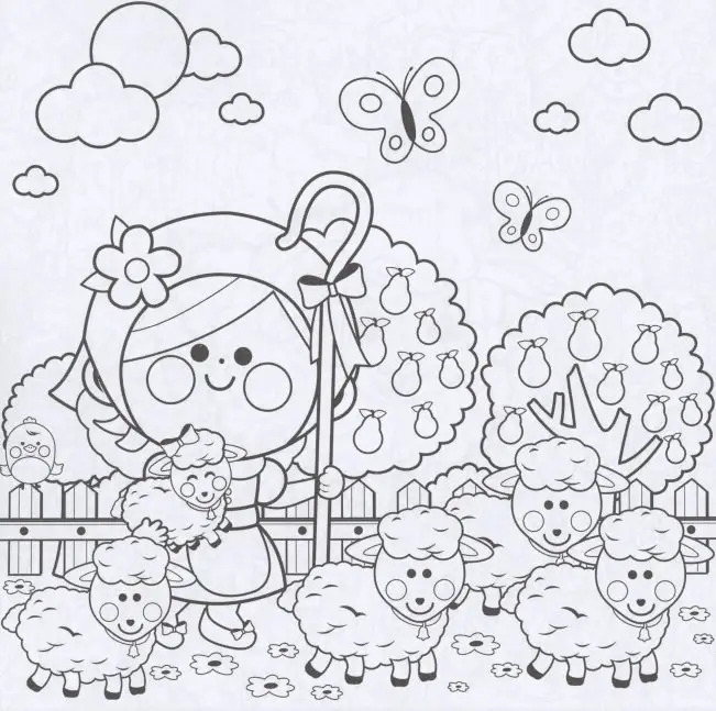 Беззаботные овечки. Рисунки для медитаций