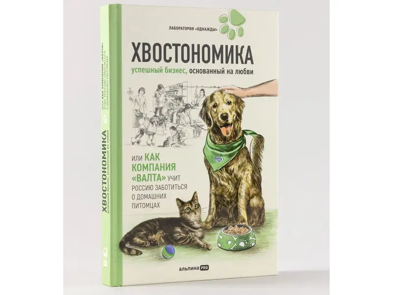 Уценка. Молодых Андрей, Корк Бертольд А., Корк Алена, Гурьянов Николай: Хвостономика. Успешный бизнес, основанный на любви, или Как компания "Валта" учит Россию заботиться о домашних питомцах