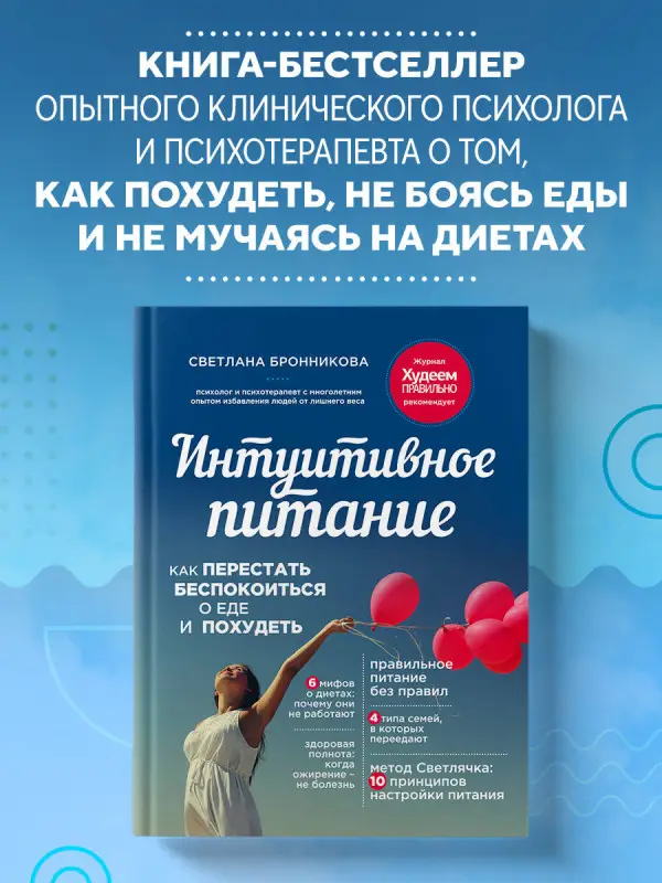 Интуитивное питание: как перестать беспокоиться о еде и похудеть