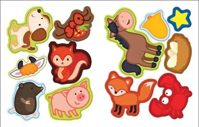 Кто где живет? Книжка с многоразовыми наклейками)