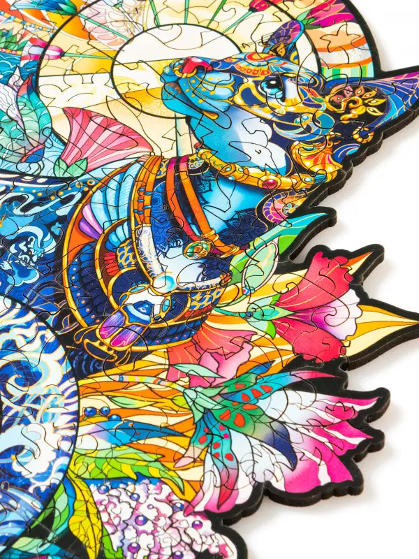 Деревянный Пазл Египетская Кошка S (50 дет.)