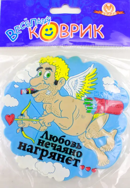 Веселый коврик для чашки - антискользящий в ассортименте без выбора картинки.
