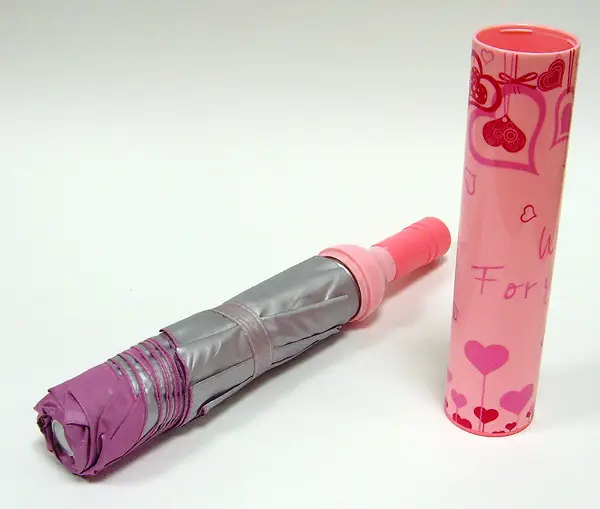 Уценка. Зонт в бутылке розовый Love
