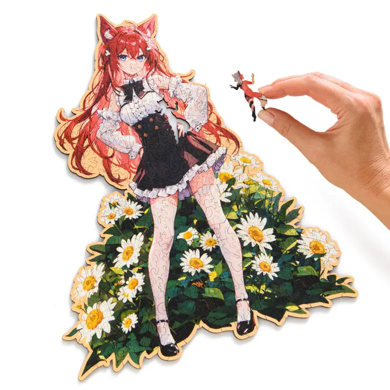 Пазл Деревянный Аниме Тян S, Лисичка (50 дет.)