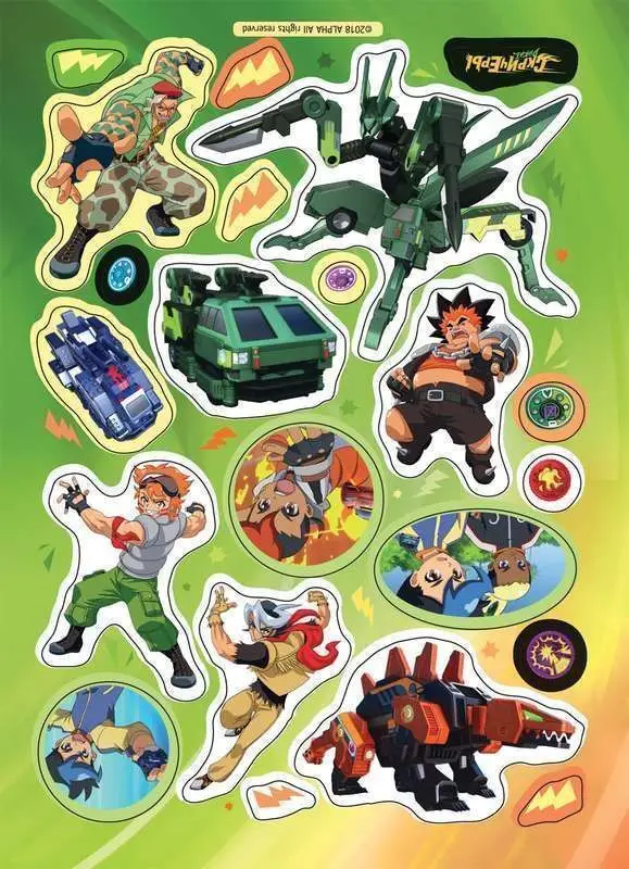 Дикие Скричеры. Коллекция наклеек