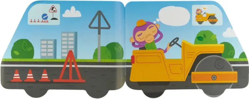 Уценка. На стройке. Книжка с наклейками