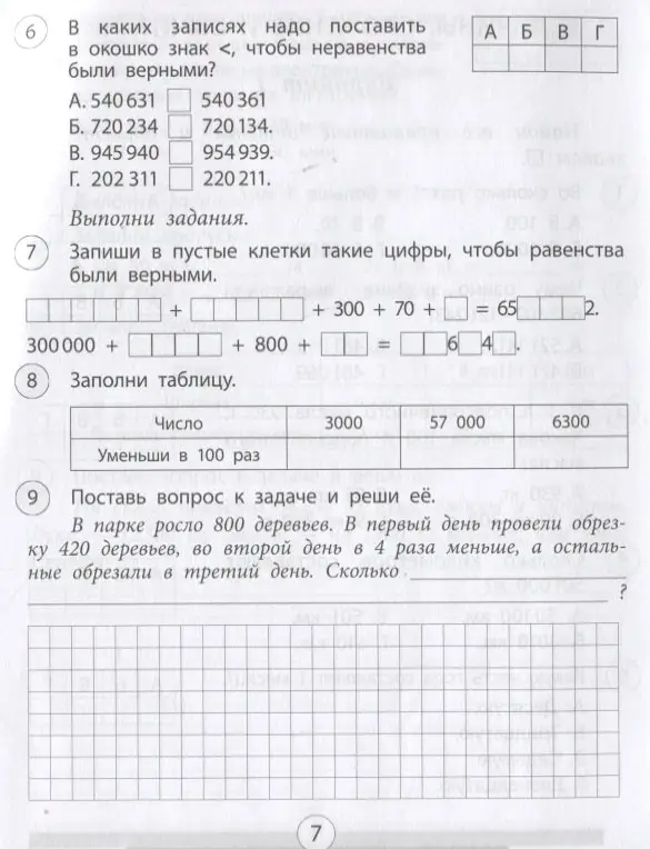 Кучук Оксана Владимировна: Проверочные работы. Математика. 4 класс